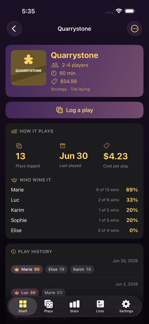BoardShelf screenshot 2