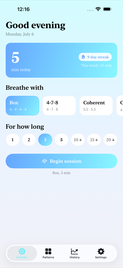 BreathLoop screenshot 1