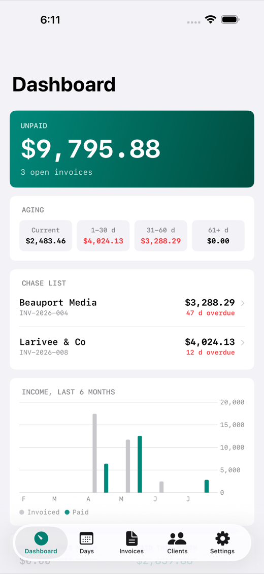 DayRate screenshot 1