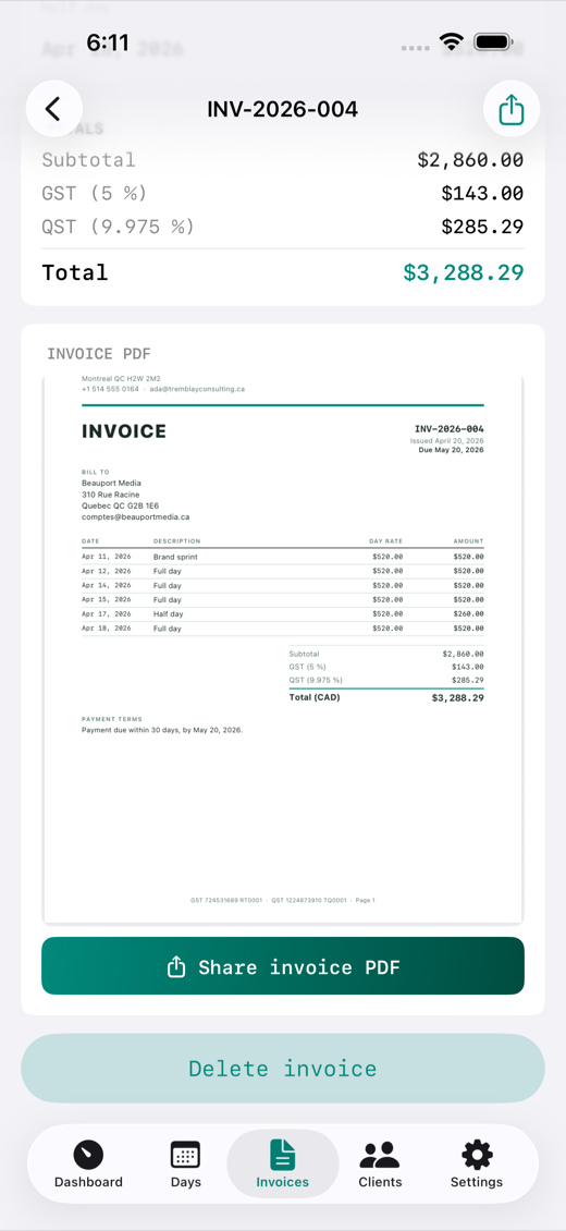 DayRate screenshot 3