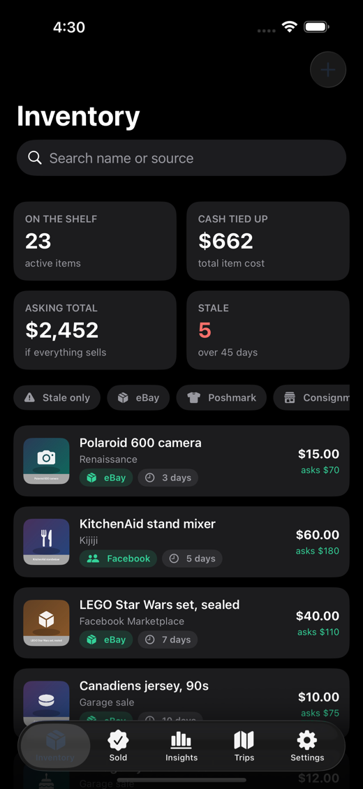 FlipStock screenshot 1