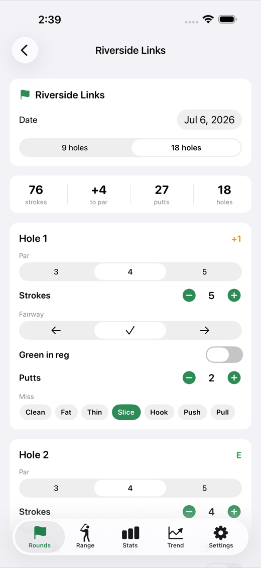 GolfRange screenshot 2