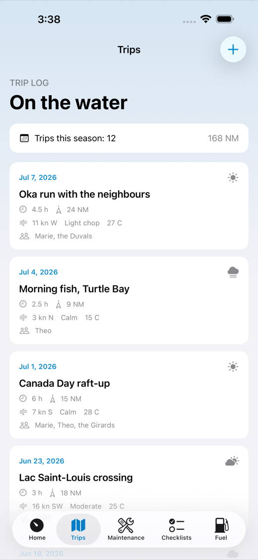 HullBook screenshot 2