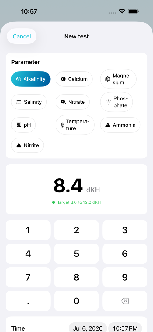 ReefNote screenshot 2
