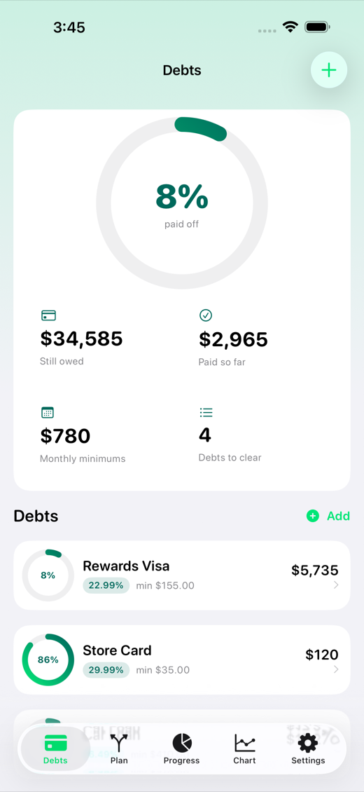 SnowballPay screenshot 1