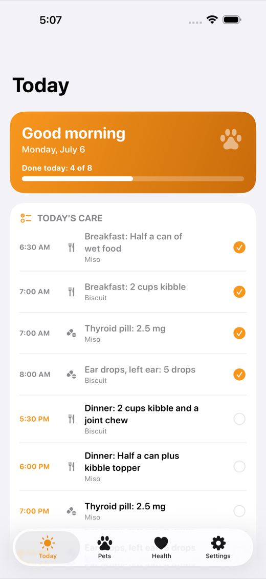 TailDiary screenshot 1
