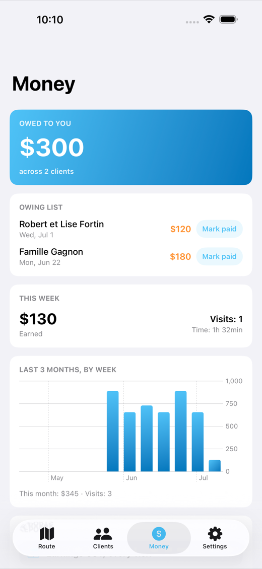 TidyRoute screenshot 3